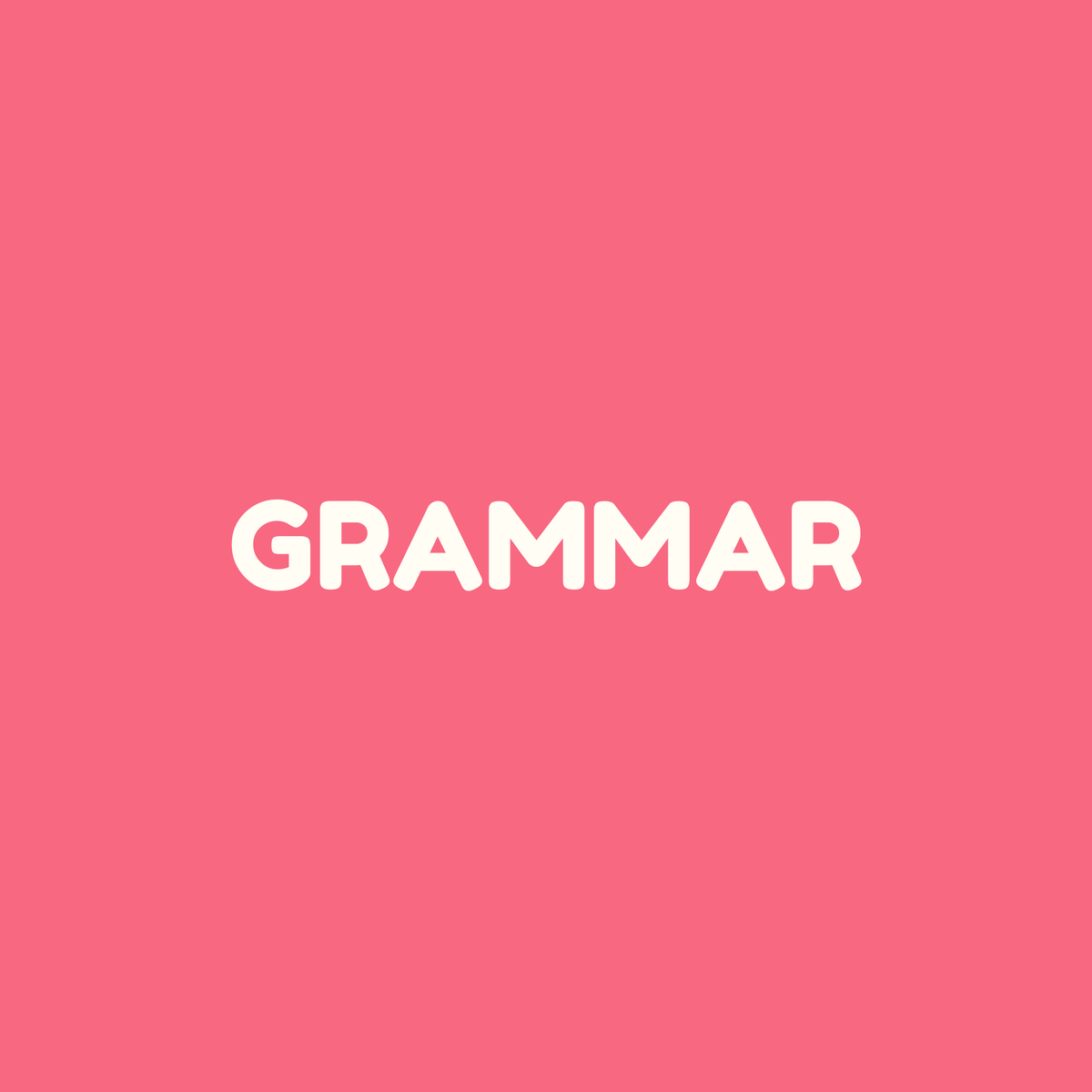 Grammar