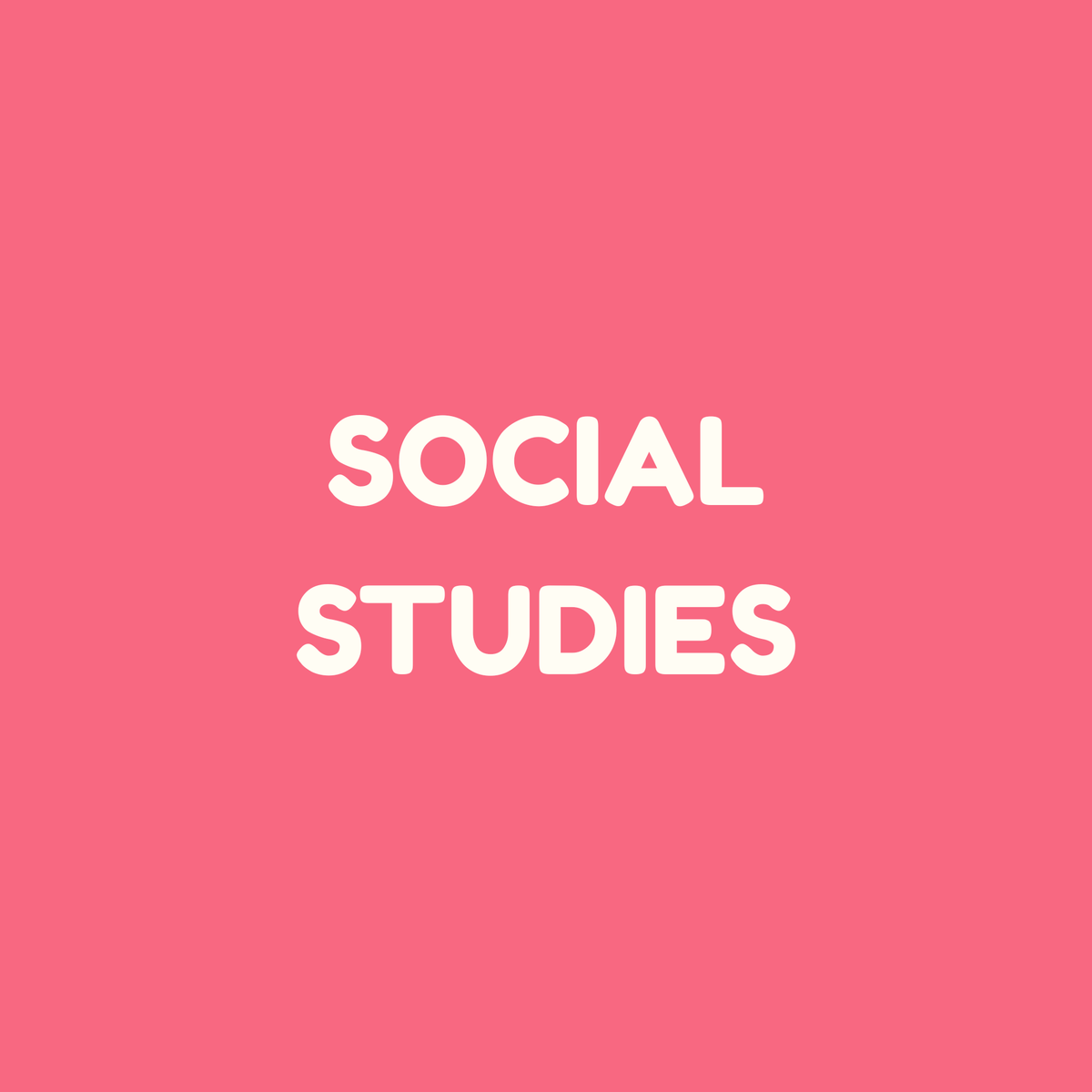 Social Studies