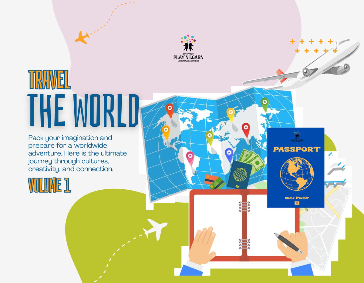 Culture & Kindness Passport Activity Book: Vol. 1 World Traveler Series | Everyday Play N Learn