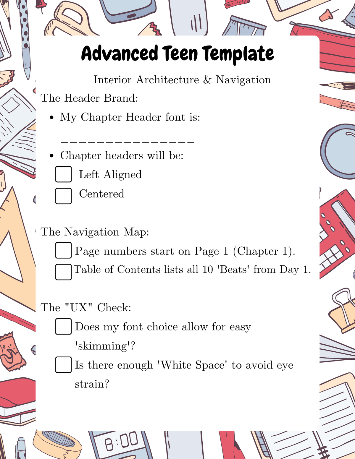 3-Day Virtual Publishing Bootcamp: Teen Author & Publisher Activity Workbook | Summer Camp Series