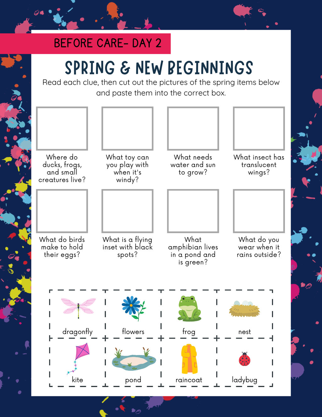 Seasons and Global Celebrations Workbook | Learn & Grow Before & After Care Series