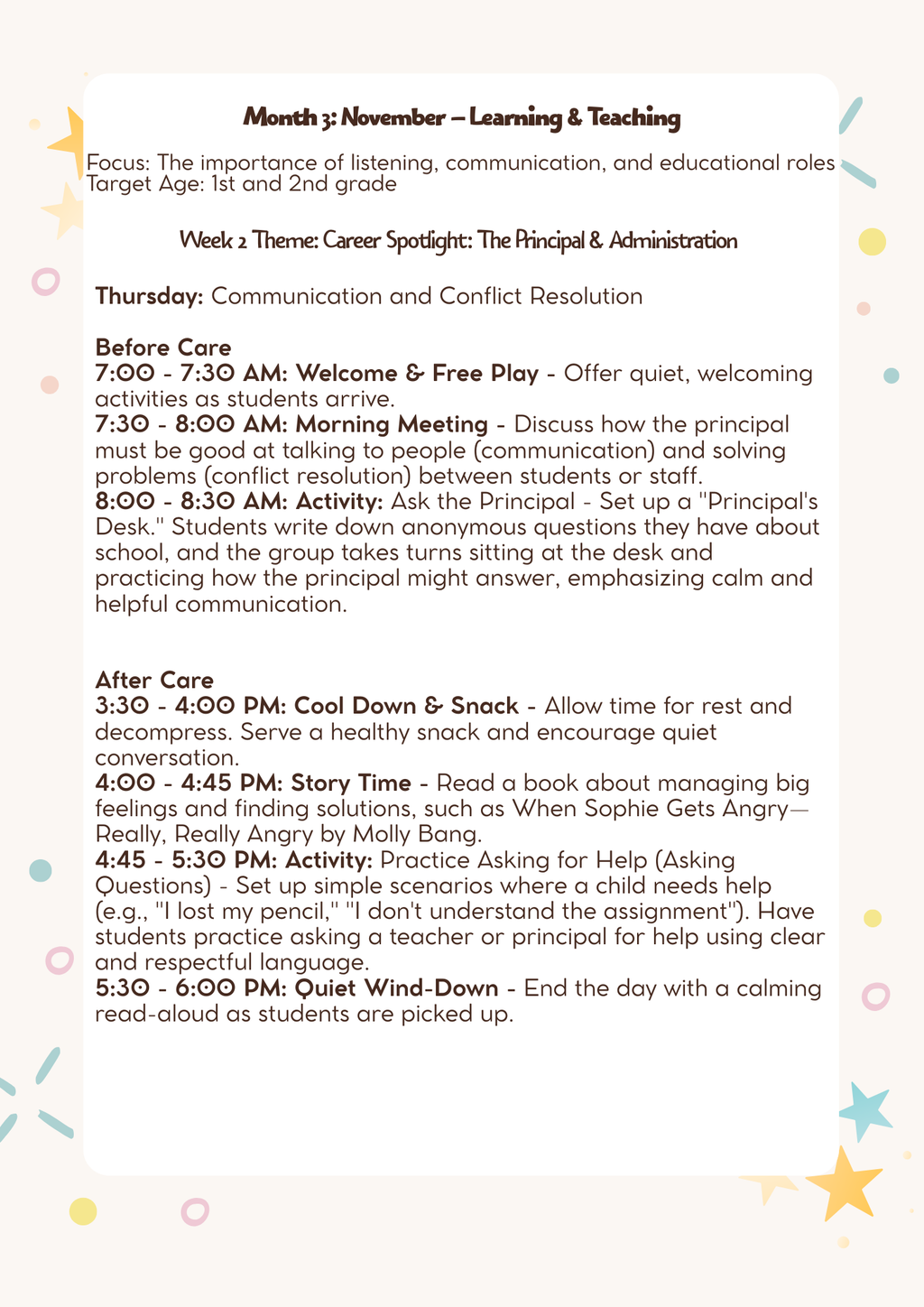 1st–2nd Grade- Lesson Plan: Learning & Teaching (Month 3)   | Everyday Play N Learn Curriculum Series