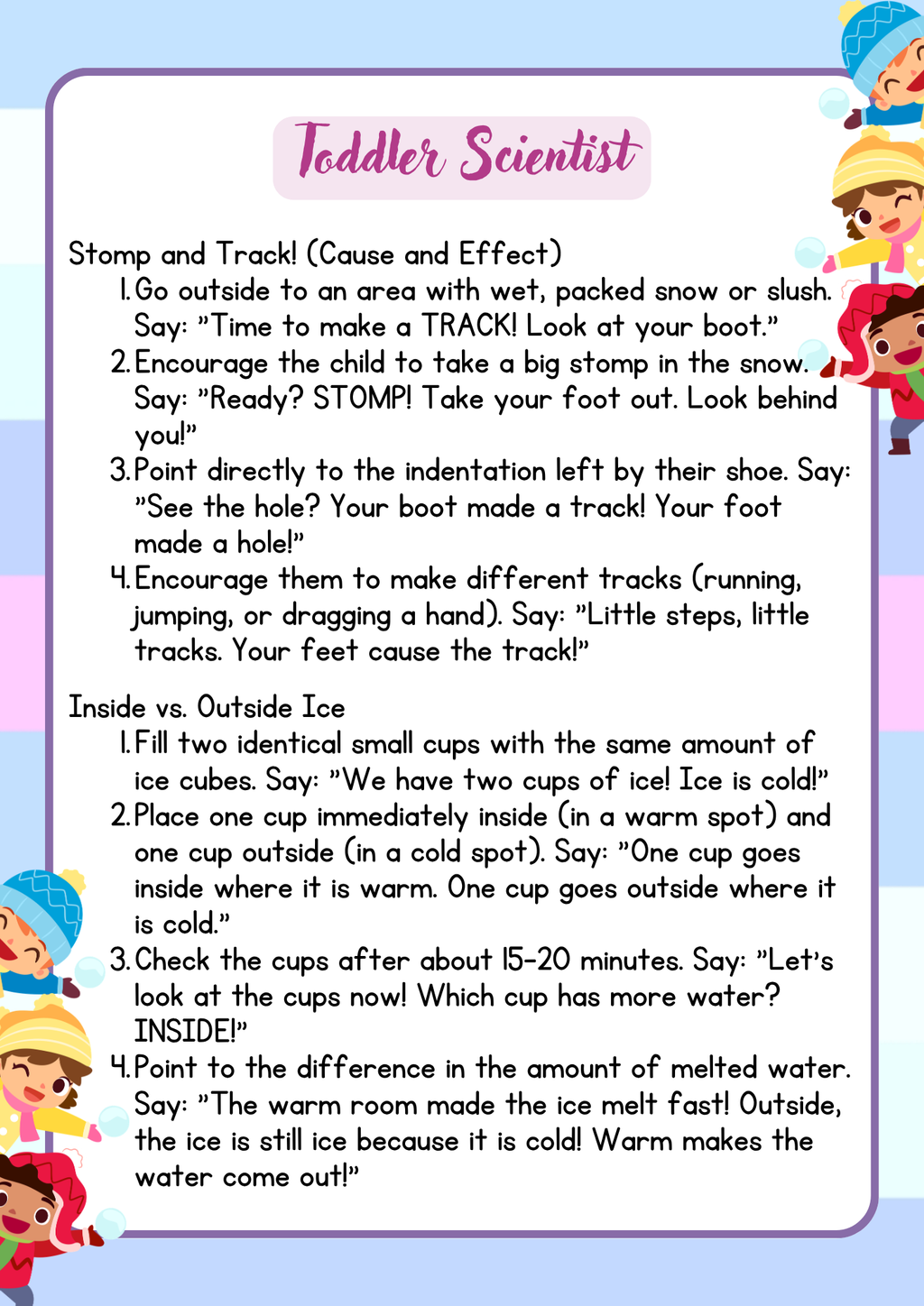 2-Year-Old Classroom: Book Week Adventure January Workbook  | Everyday Play N Learn Curriculum Series