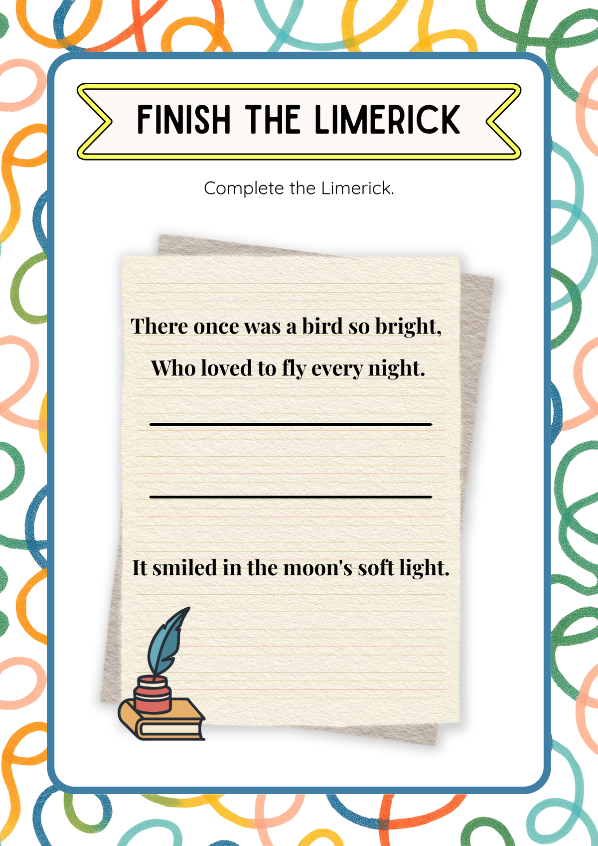 Poetry Exploration Activity Pack (Grades 3-5) | Acrostic, Haiku & Limerick Worksheets