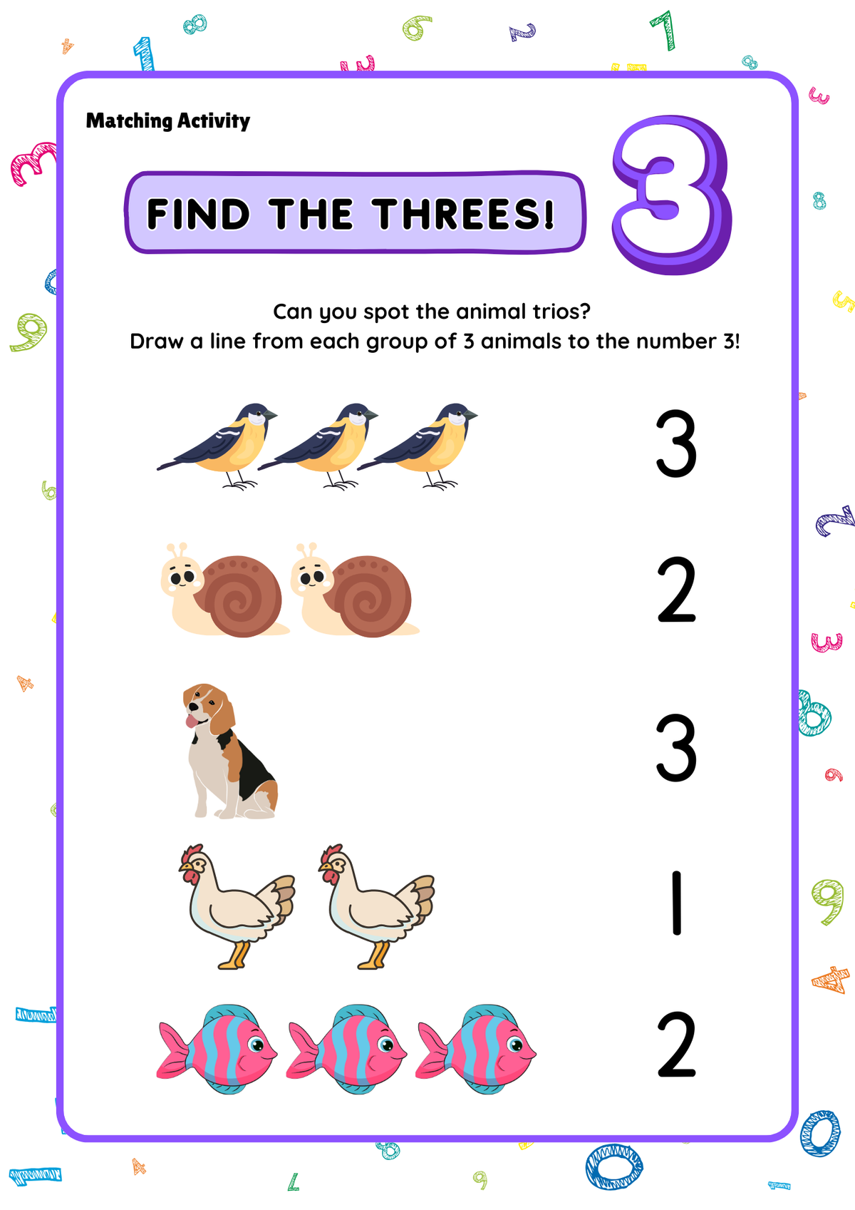Numbers 1-10 Activity Pack (Ages 3-5) | Number Tracing & Counting Games