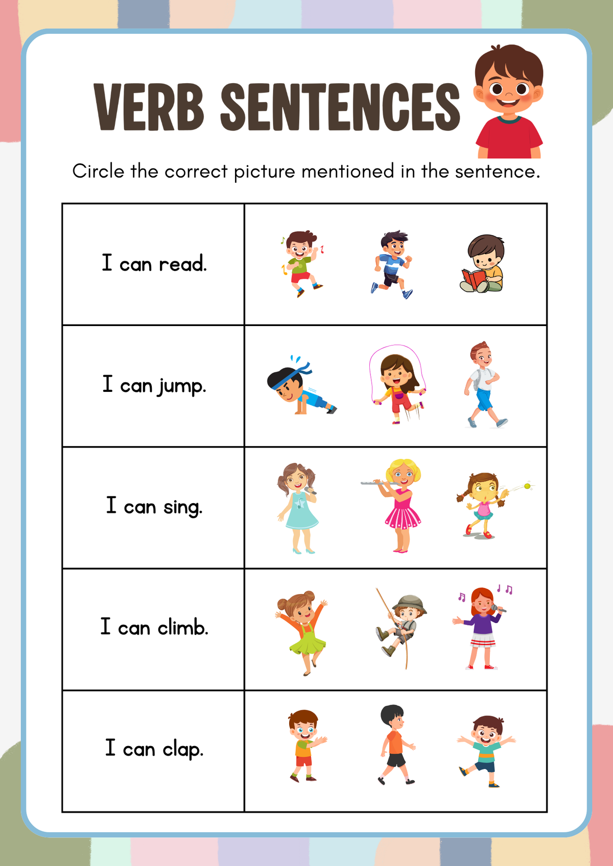 Action Words Adventure Activity Pack (Grades 1-2) | Primary Verbs & Action Words Worksheets
