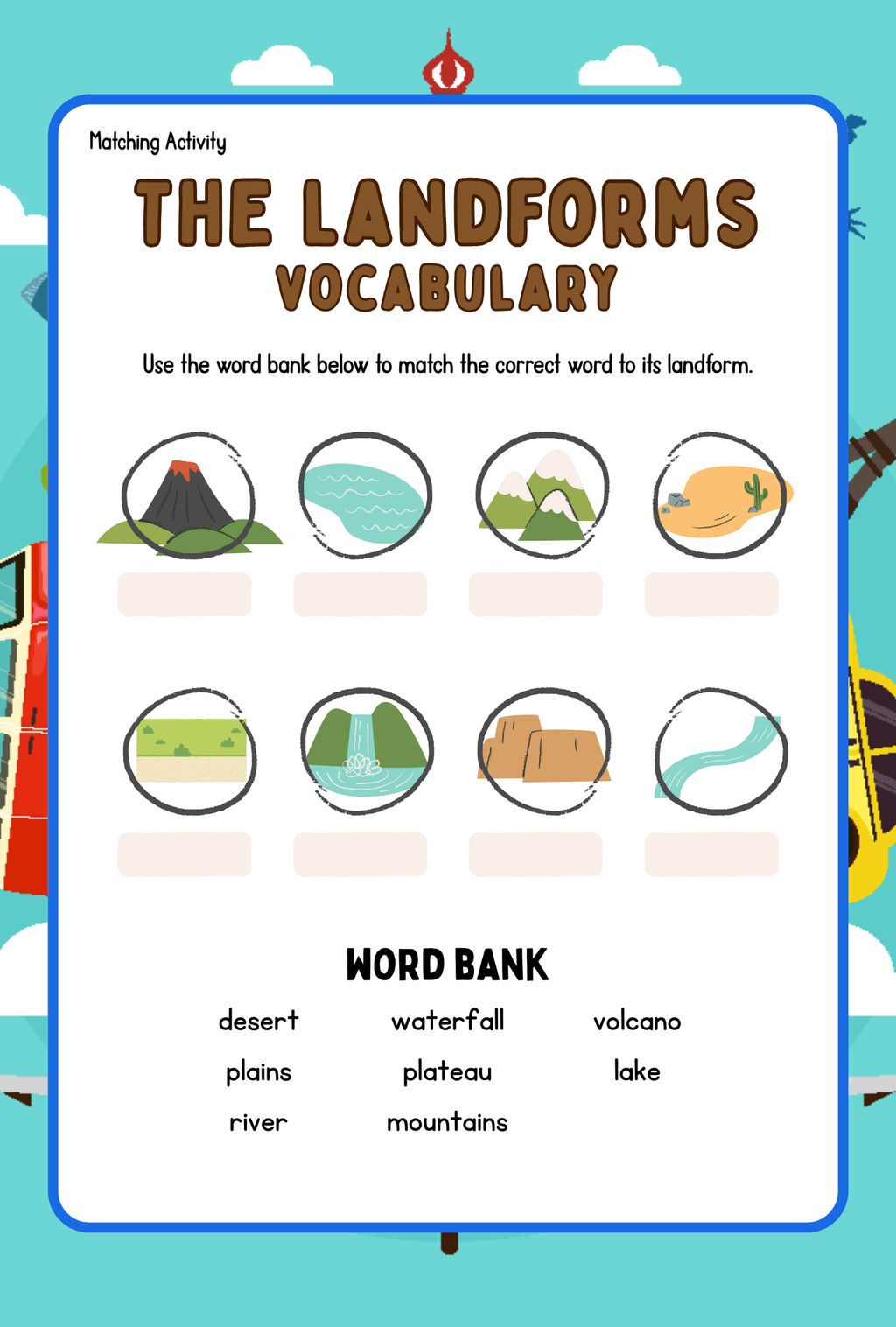 Around the World Activity Pack (Ages 5-7) | World Geography