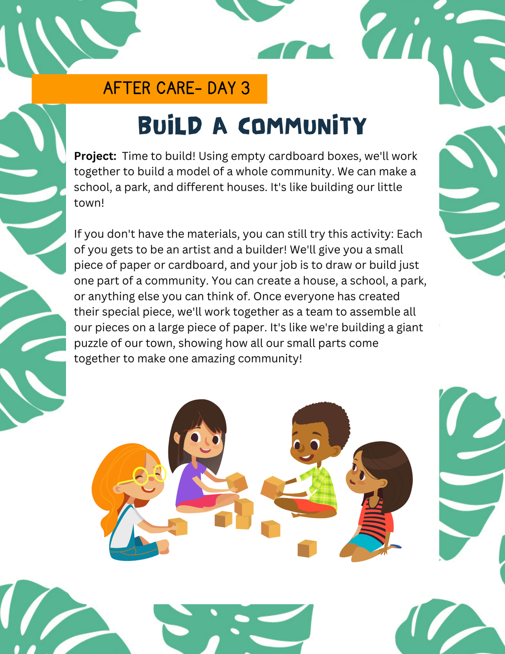 The World Around Us Curriculum Workbook | Learn & Grow Before & After Care Series