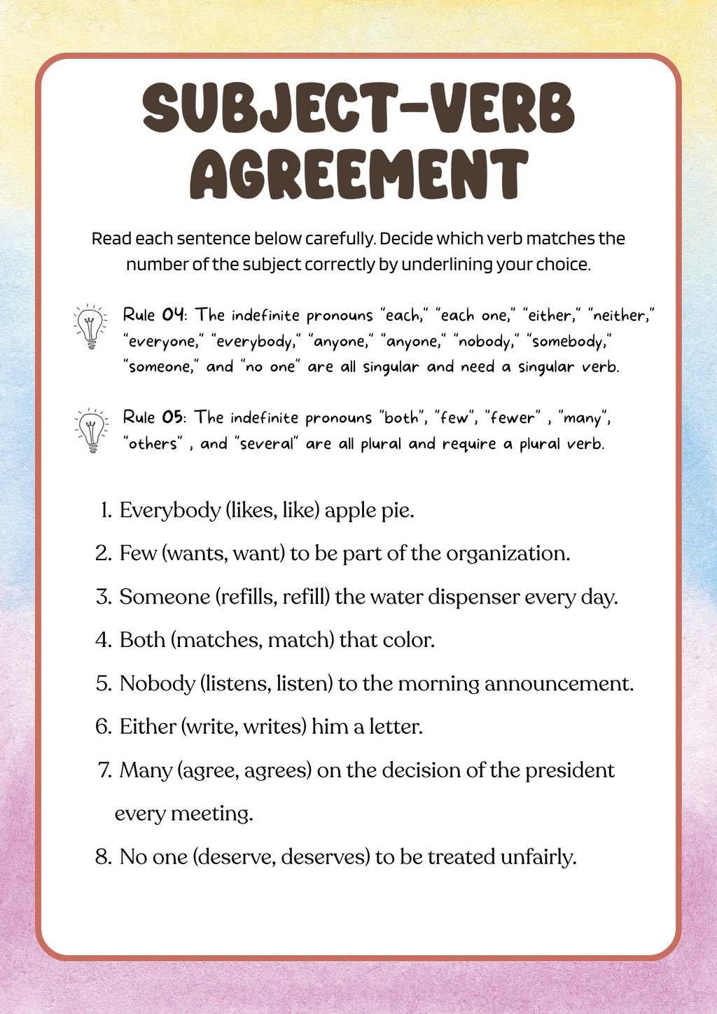 Action Words Adventure Activity Pack (Grades 7-8) | Middle School Verbs & Grammar Worksheets