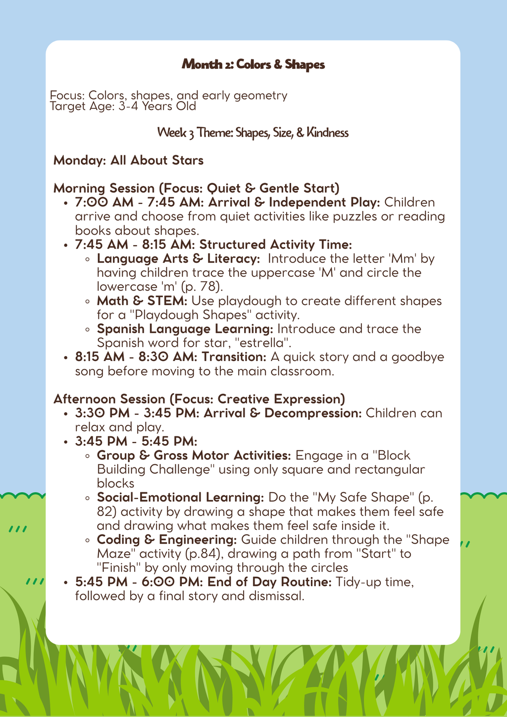 3–4 Years Old- Lesson Plan: Colors & Shapes (Month 2) | Everyday Play N Learn Curriculum Series
