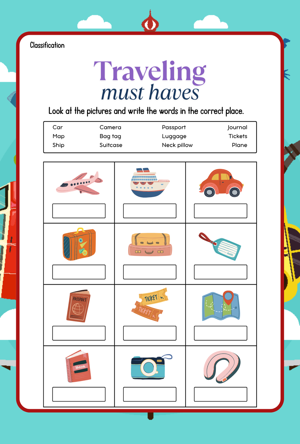 Around the World Activity Pack (Ages 5-7) | World Geography