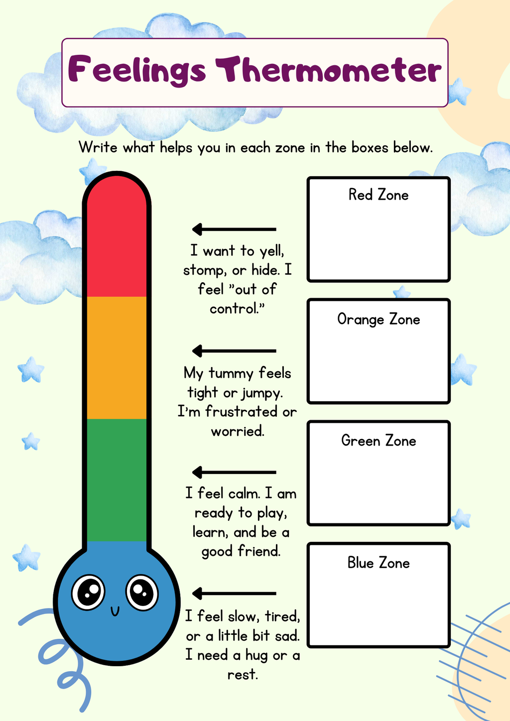 Emotions Journal (Ages 6–12) | Guided Social-Emotional Learning & Mood Tracking Workbook