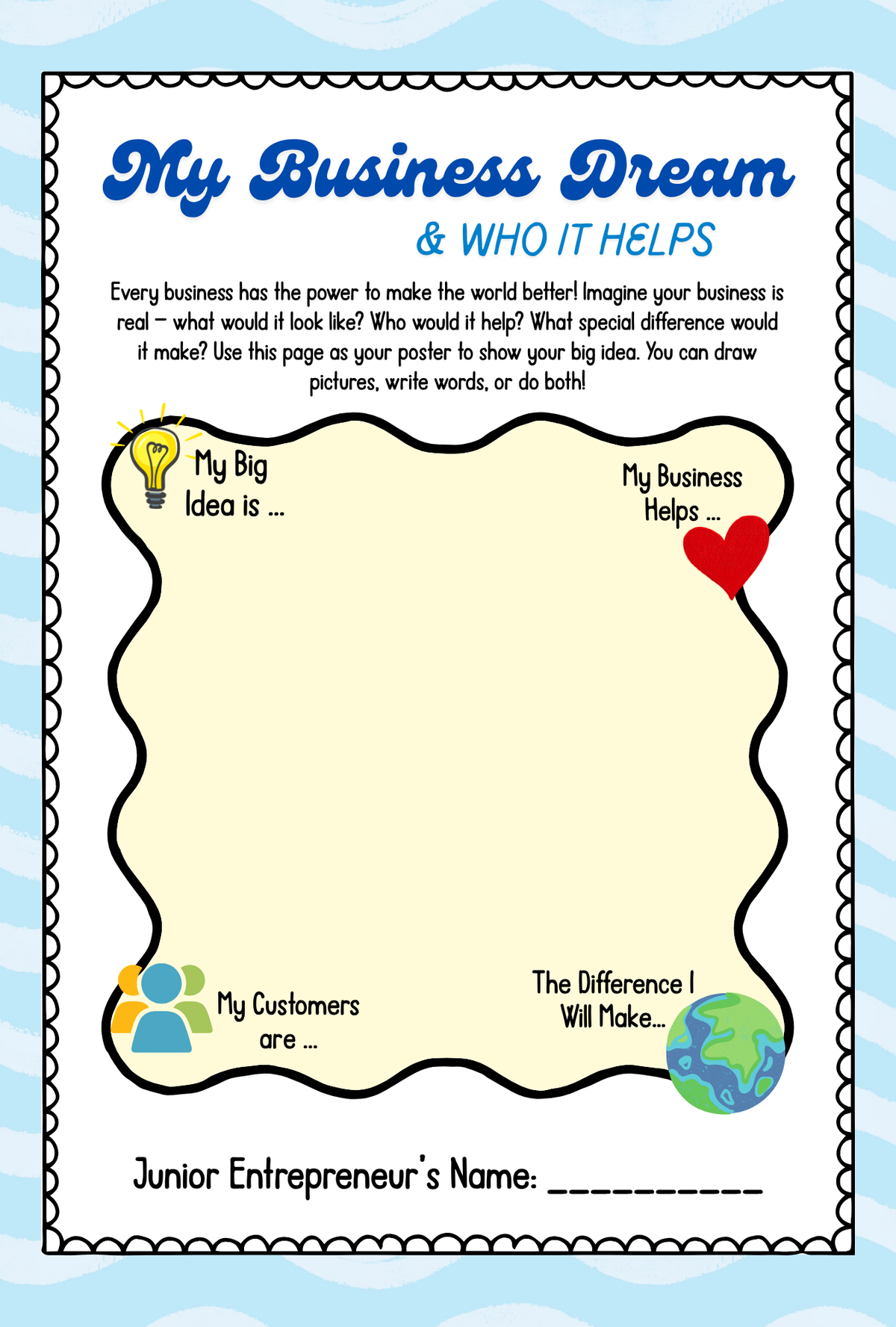 I'm the Boss: Junior Entrepreneurship Workbook | Homeschooling Entrepreneurship Series