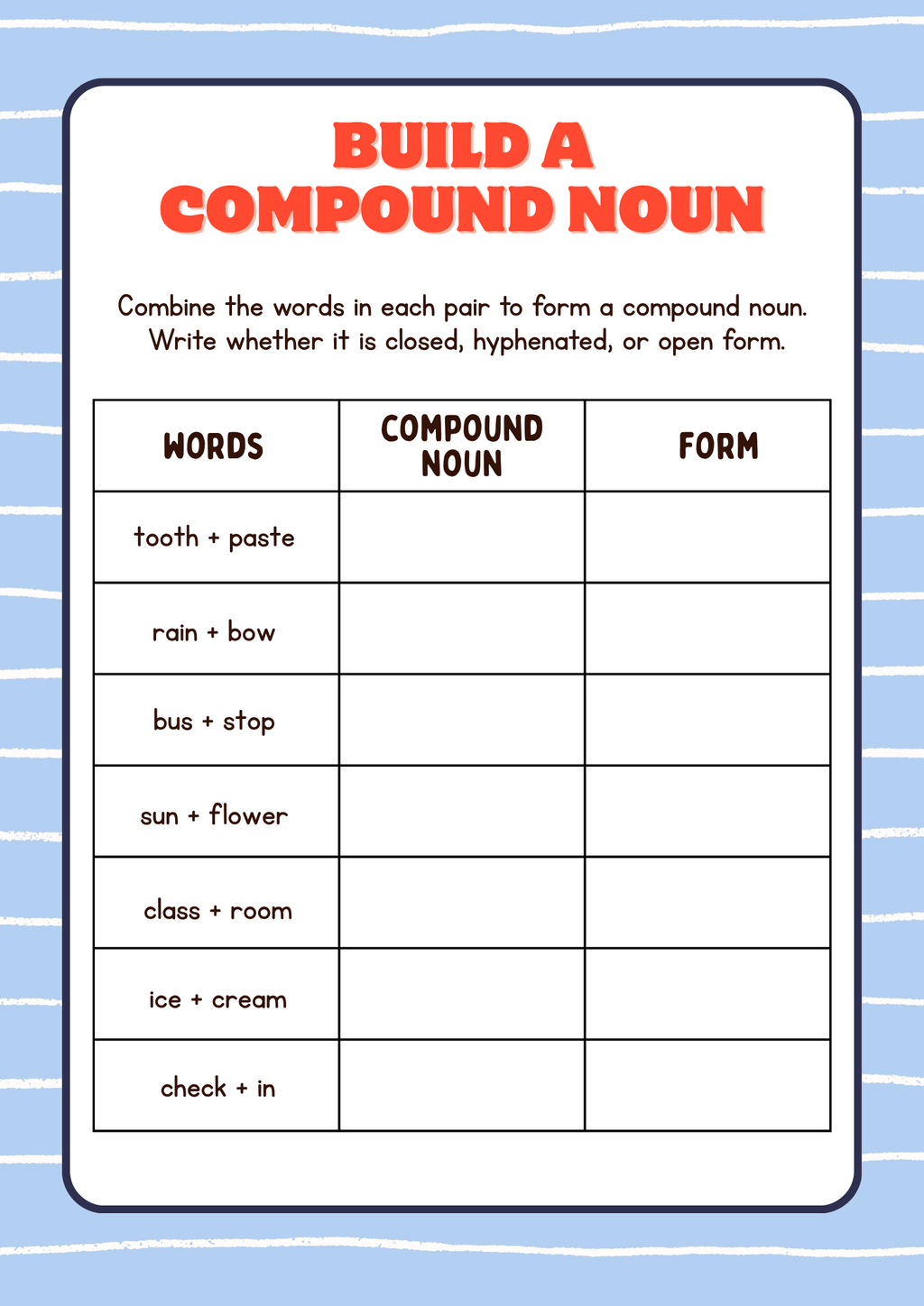 All About Nouns Activity Pack (Grades 7-8) | Middle School Noun Worksheets