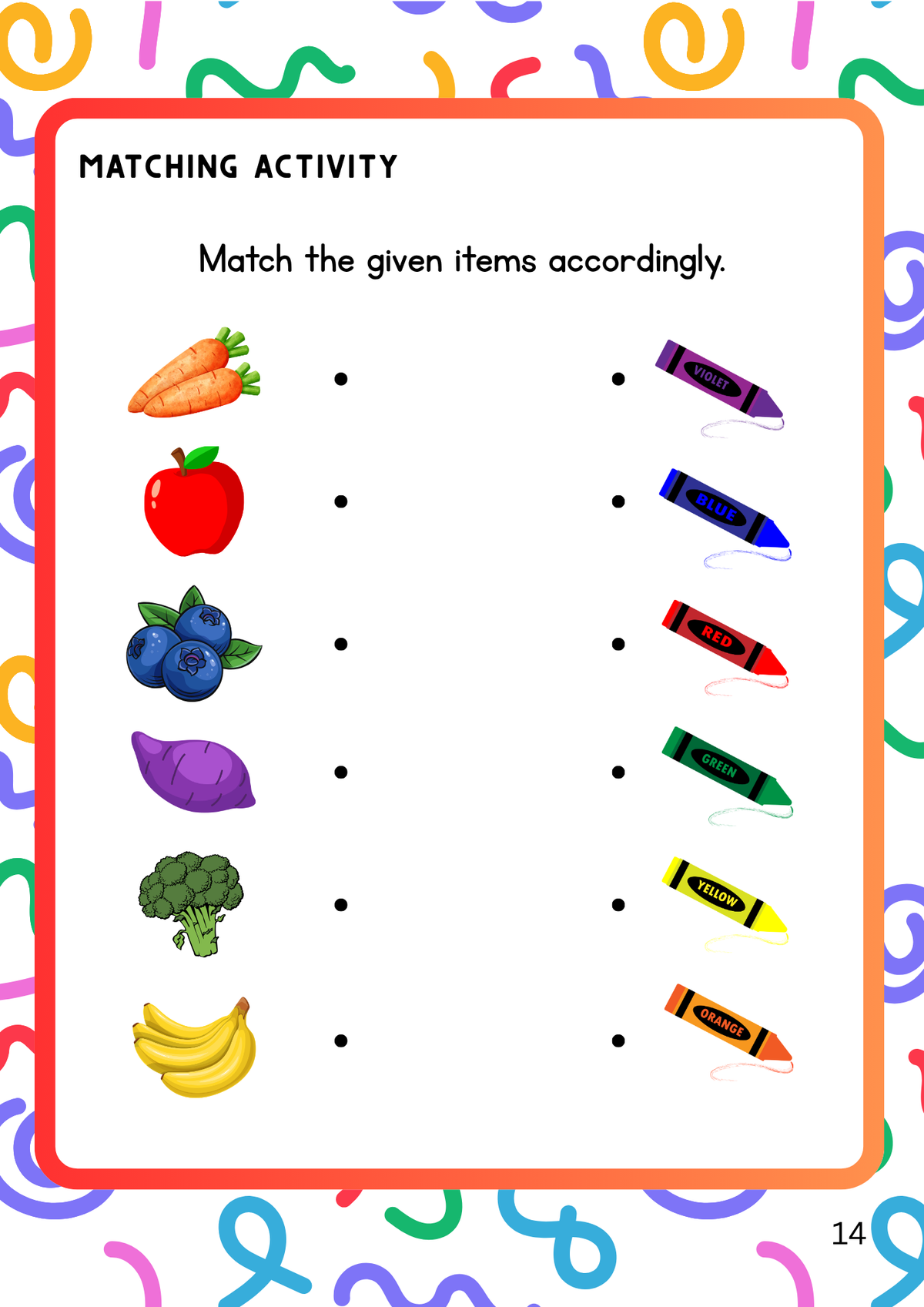Colors & Shapes Preschool Activity Pack (Ages 3-5) | Color