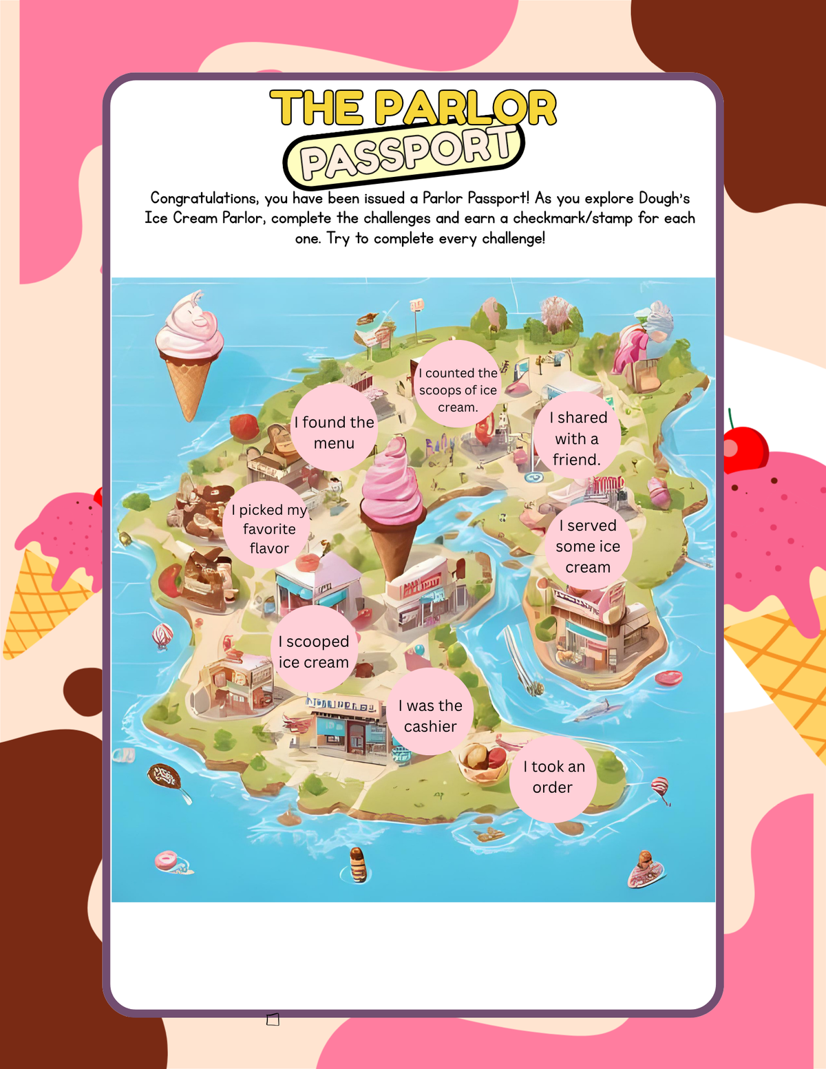 Dough's Ice Cream Parlor: Pretend Play Guide & Activity Workbook | Pretend Play Series