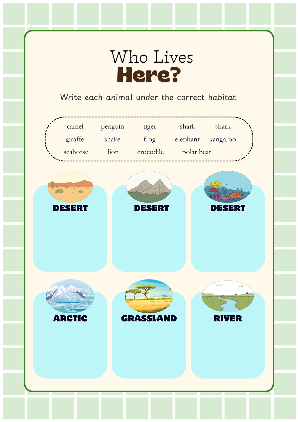 Wildlife Explorers Activity Workbook (Ages 5–8) | Animal Adaptations, Habitats & Conservation Learning Pack
