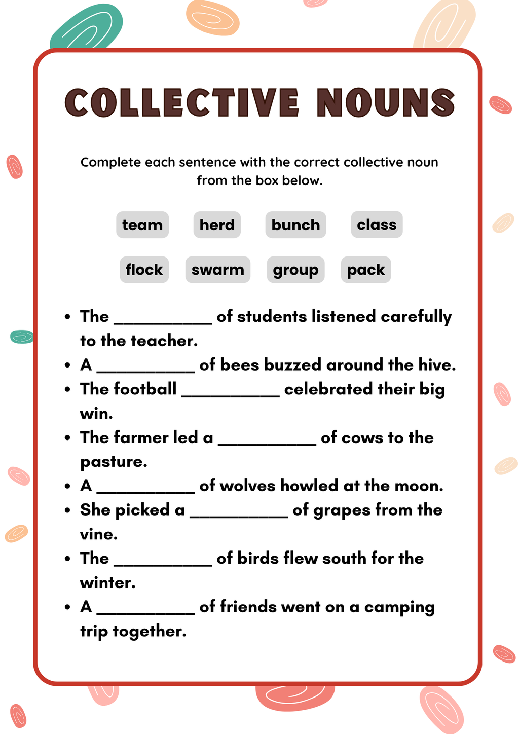 All About Nouns Activity Pack (Grades 5-6) | Middle School Nouns Worksheets