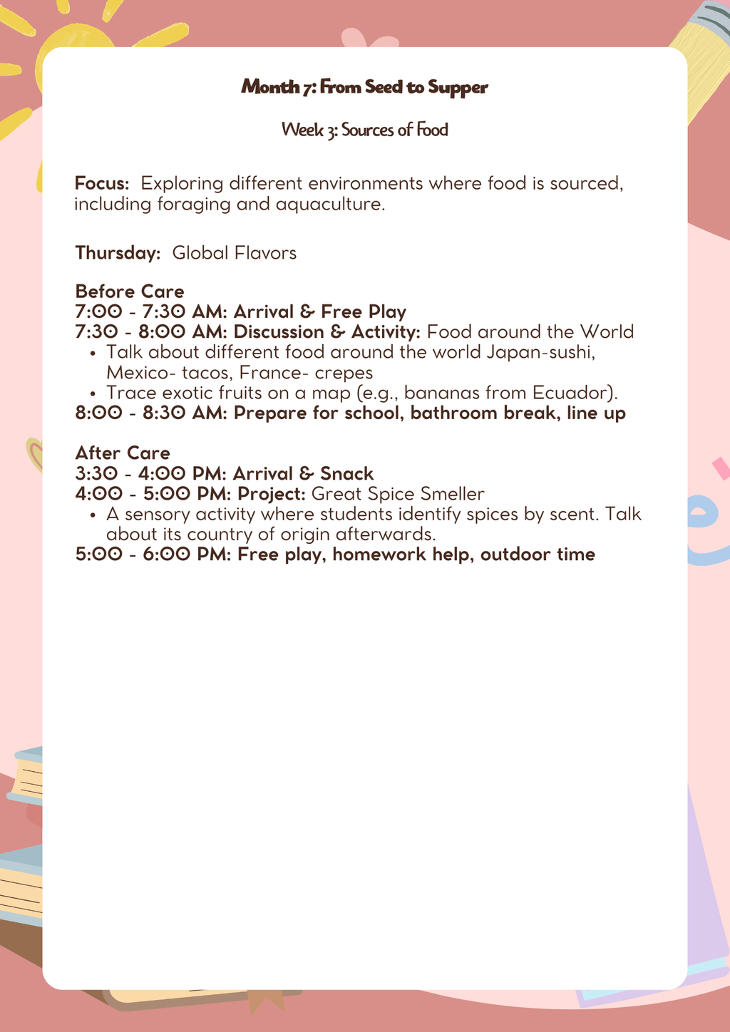 3rd–5th Grade: Lesson Plan: From Seed to Supper (Month 7) | Everyday Play N Learn Curriculum Series