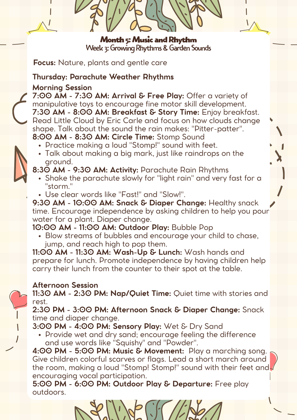 18–24 Months: Lesson Plan: Music and Rhythm (Month 5) | Everyday Play N Learn Curriculum Series
