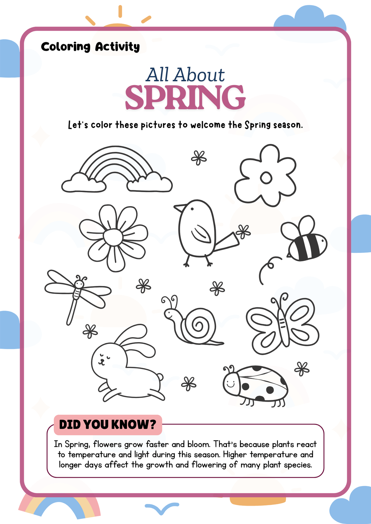Weather & Seasons Activity Pack (Ages 5-7) | Science Worksheets & Seasonal Crafts
