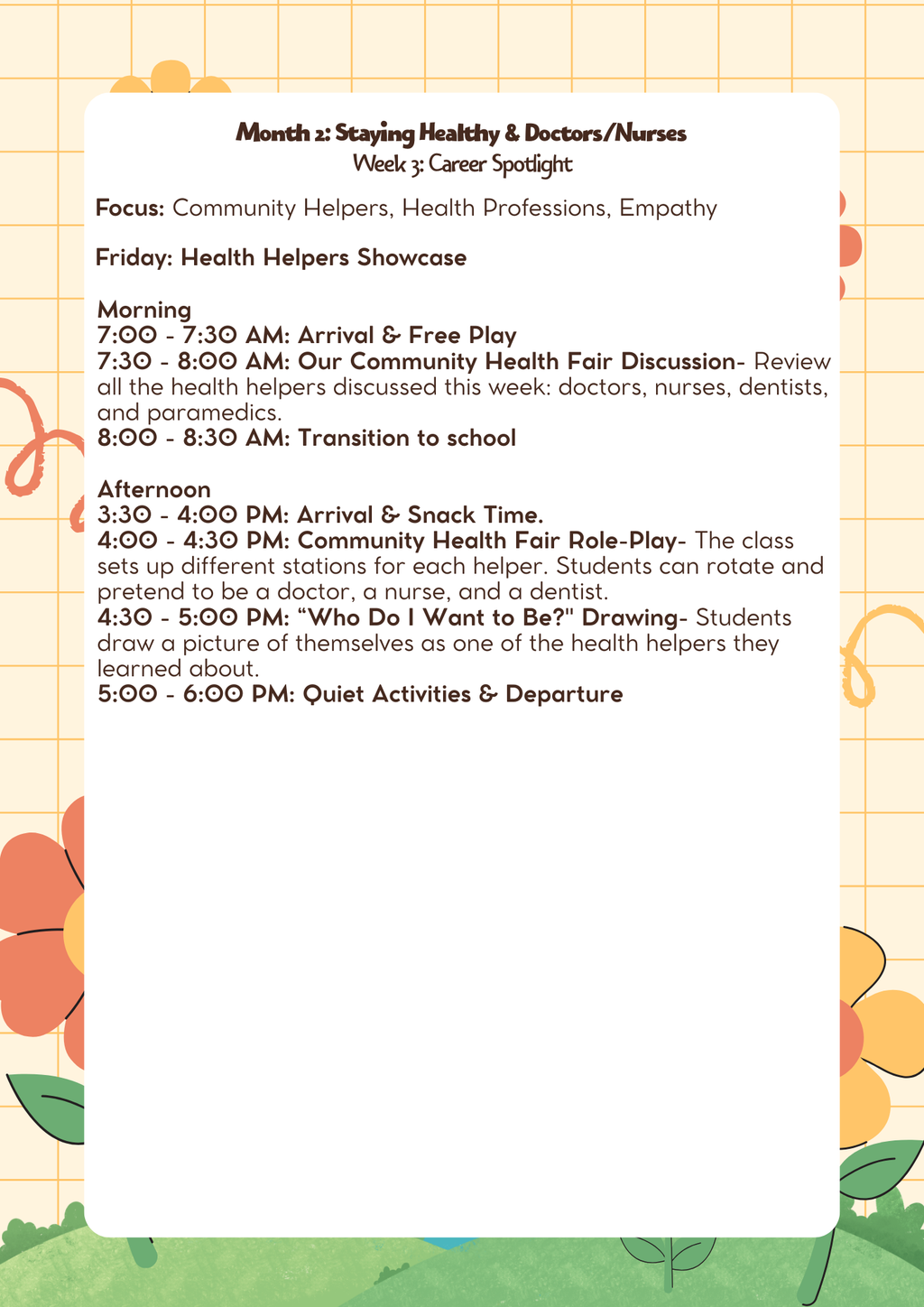 1st–2nd Grade- Lesson Plan: Staying Healthy & Doctors/Nurses (Month 2) | Everyday Play N Learn Curriculum Series