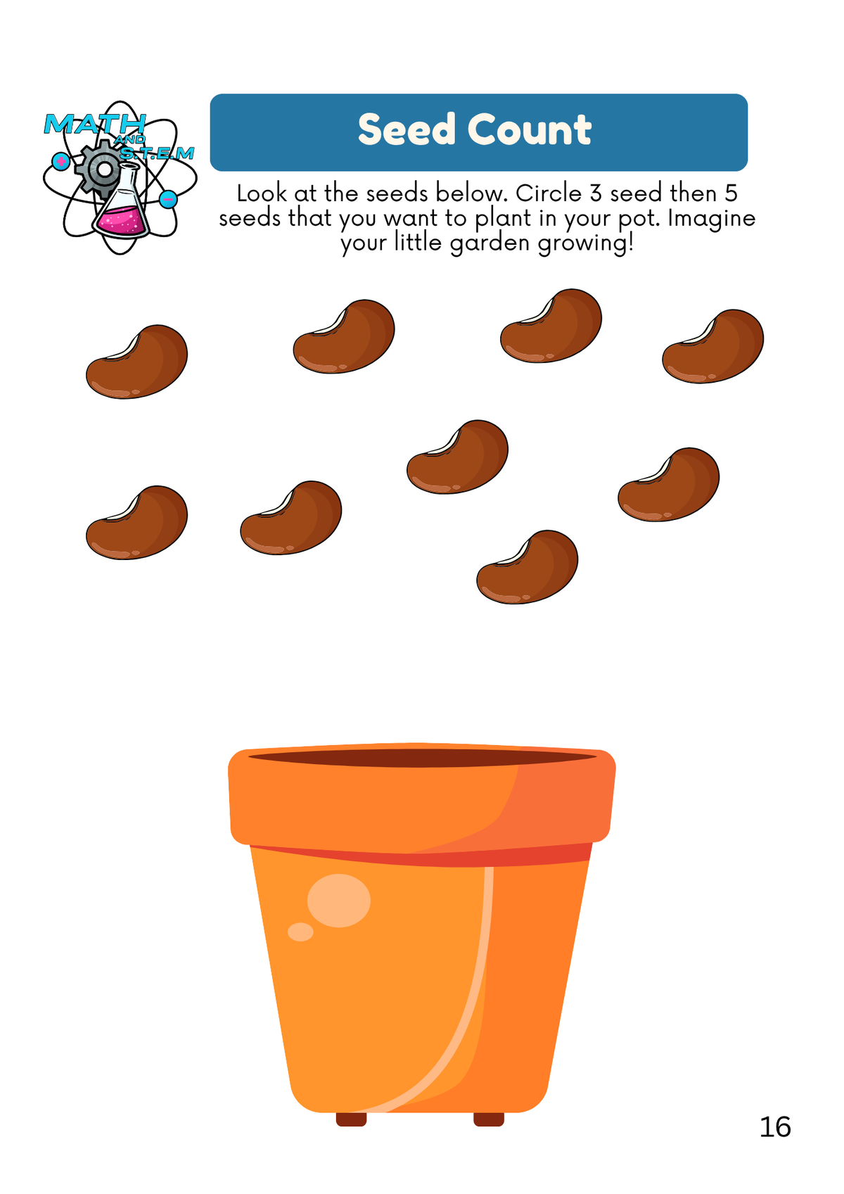 Preschool Workbook Month 7: Volume 7 - Growing Things (March Edition) | Comprehensive Curriculum