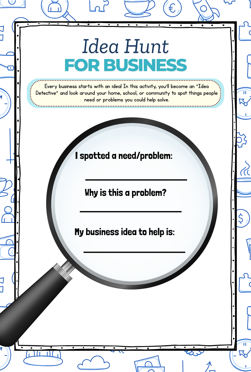 Boss Brainpower: Junior Entrepreneurship Workbook | Homeschooling Entrepreneurship Series