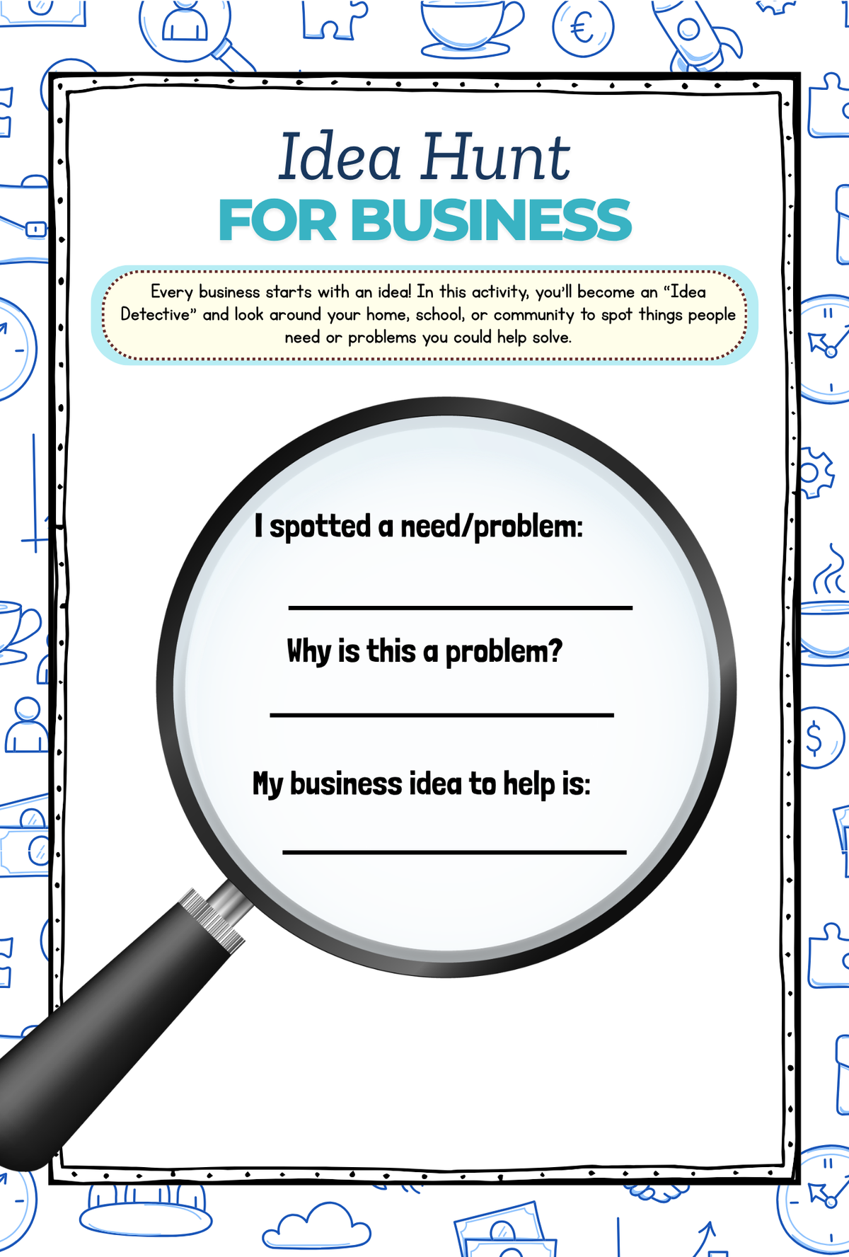 Boss Brainpower: Junior Entrepreneurship Workbook | Homeschooling Entrepreneurship Series