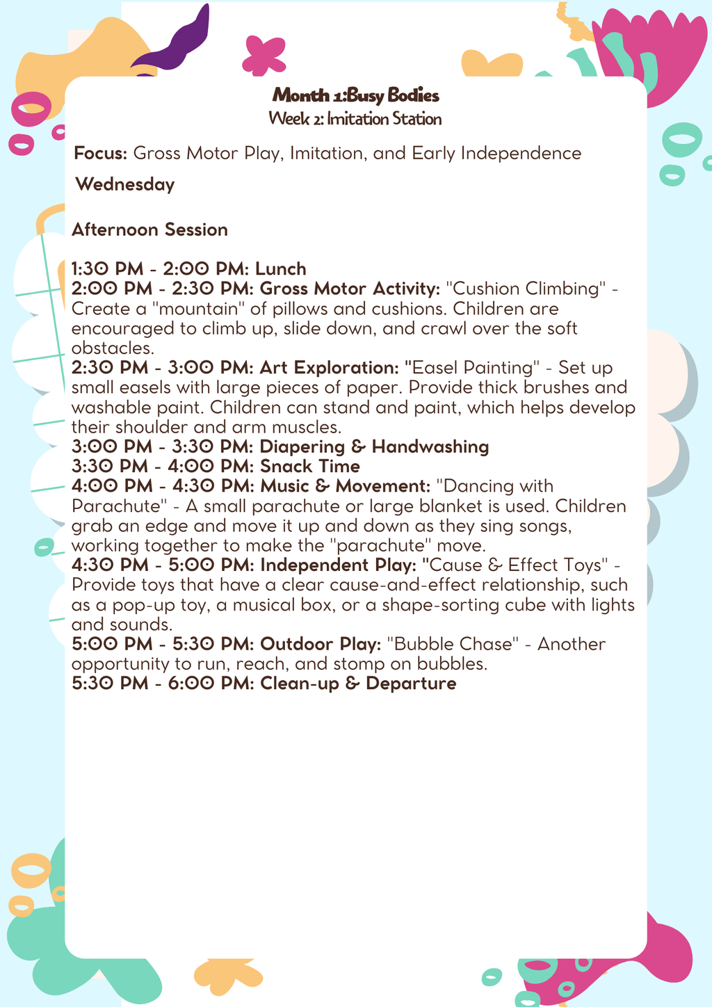 12–18 Months: Lesson Plan: Busy Bodies (Month 1) | Everyday Play N Learn Curriculum Series