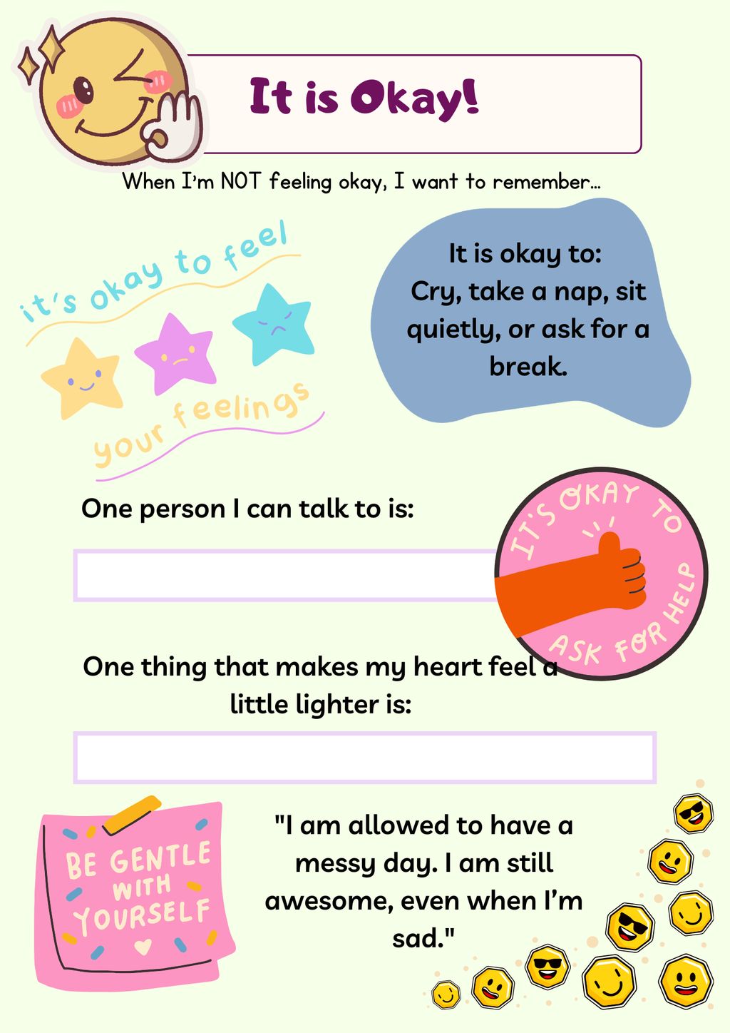 Emotions Journal (Ages 6–12) | Guided Social-Emotional Learning & Mood Tracking Workbook