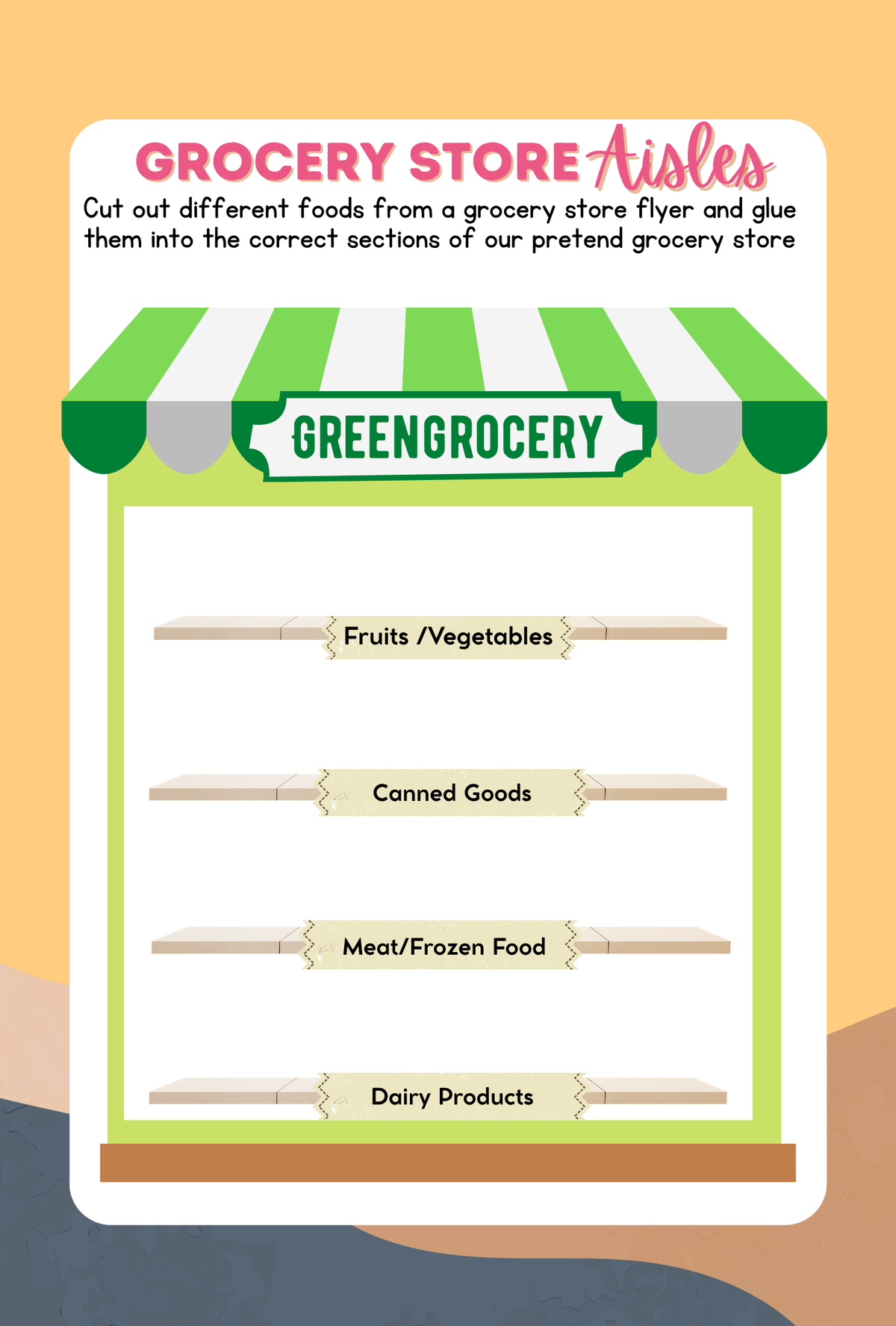 Grocery & Meal Planning (Before & After Care Series) | Life Skills & Math Worksheets