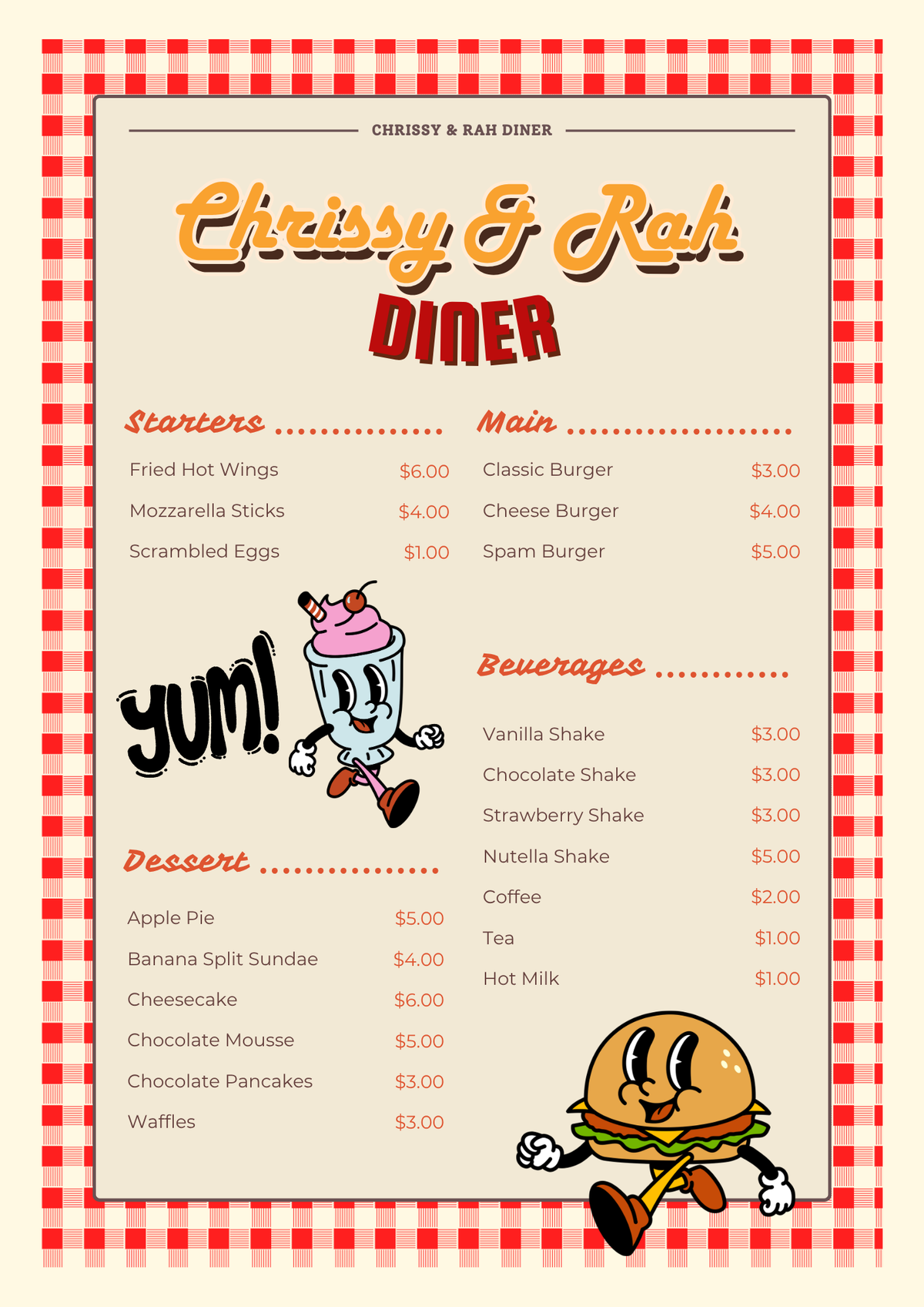Chrissy & Rah Diner: Pretend Play Guide & Activity Workbook | Pretend Play Series