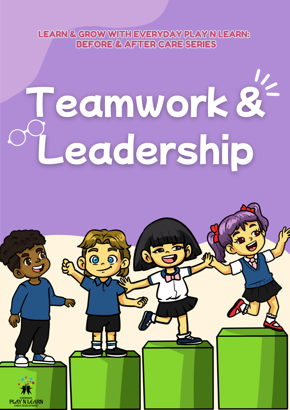 Teamwork & Leadership (Before & After Care Series) Kids Group Games & Social Skills Worksheets