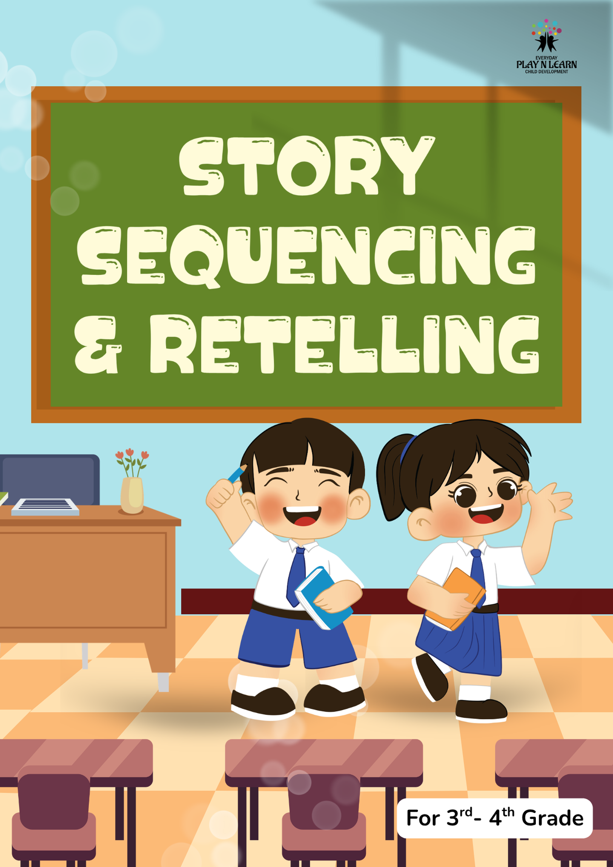 Story Sequencing & Retelling Activity Pack (Grades 3-4) | Reading Comprehension & Narrative Summarizing Worksheets