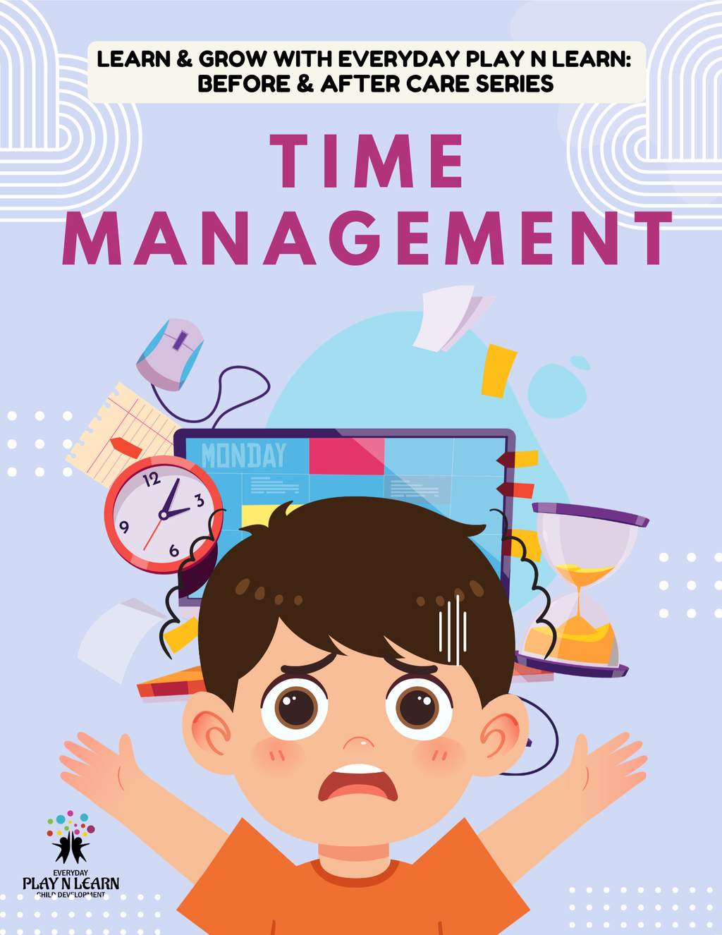 Time Management (Before & After Care Series) | Kids Daily Routine & Focus Worksheets