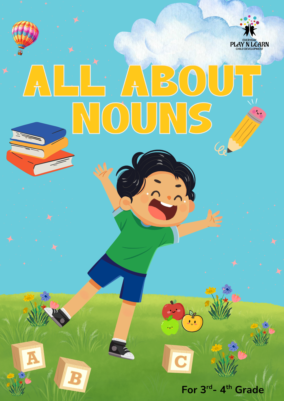 All About Nouns Activity Pack (Grades 3-4) | Upper Elementary Plurals & Noun Gender Worksheets