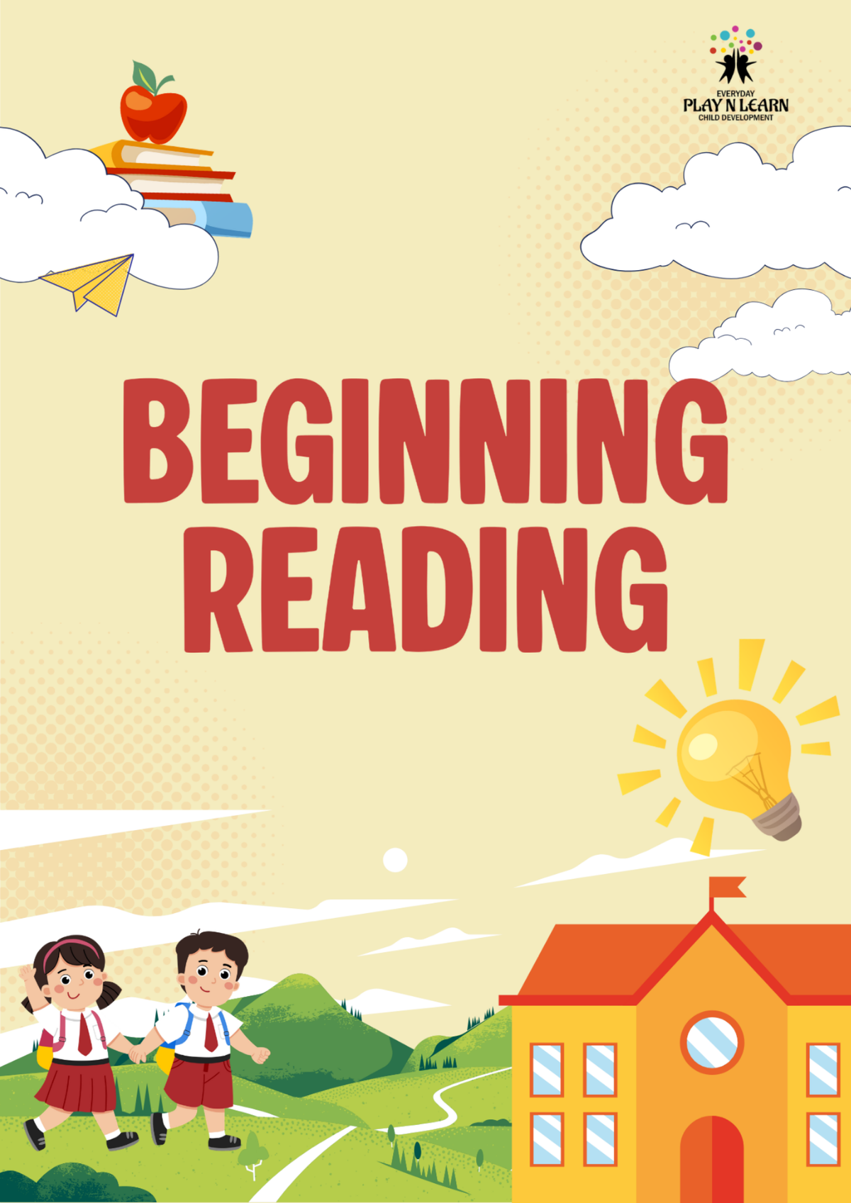 Level 1 - Beginning Reading Activity Pack (Ages 4-5) | Early Childhood Literacy & Phonics