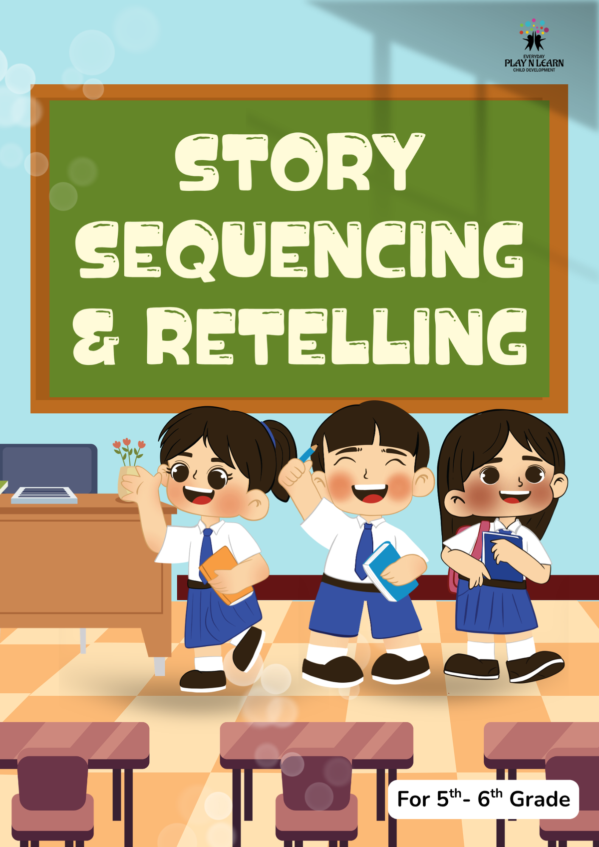 Story Sequencing & Retelling Activity Pack (Grades 5-6) | Advanced Comprehension & Summarizing Worksheets