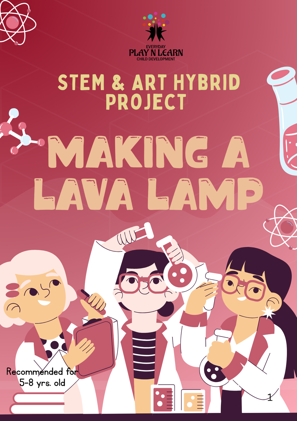 Making a Lava Lamp STEM & Art Hybrid Project | Science Activity Pack (Ages 5–8)