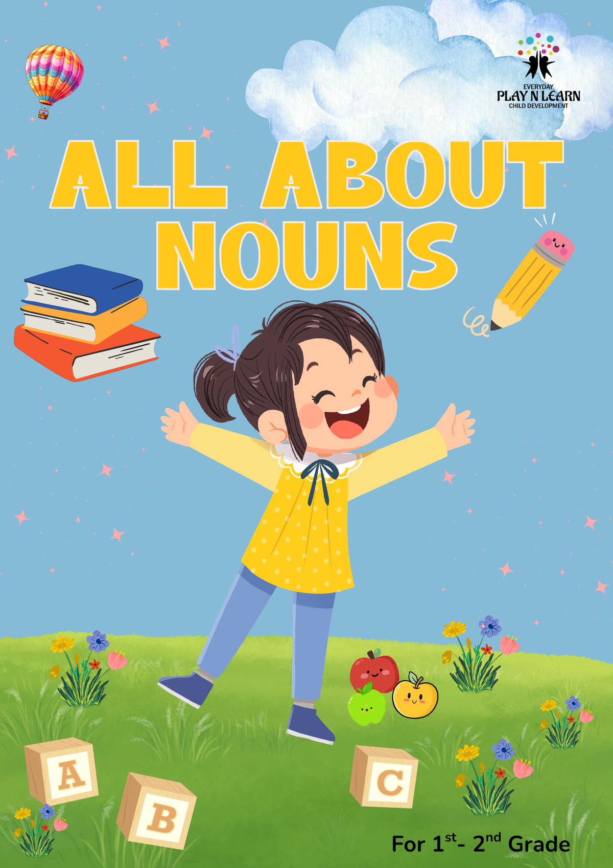 All About Nouns Activity Pack (Grades 1-2) | Primary Grammar & Noun Types Worksheets