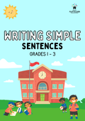 Writing Simple Sentences Activity Pack (Grades 1-3) | Primary Punctuation & Capitalization Worksheets