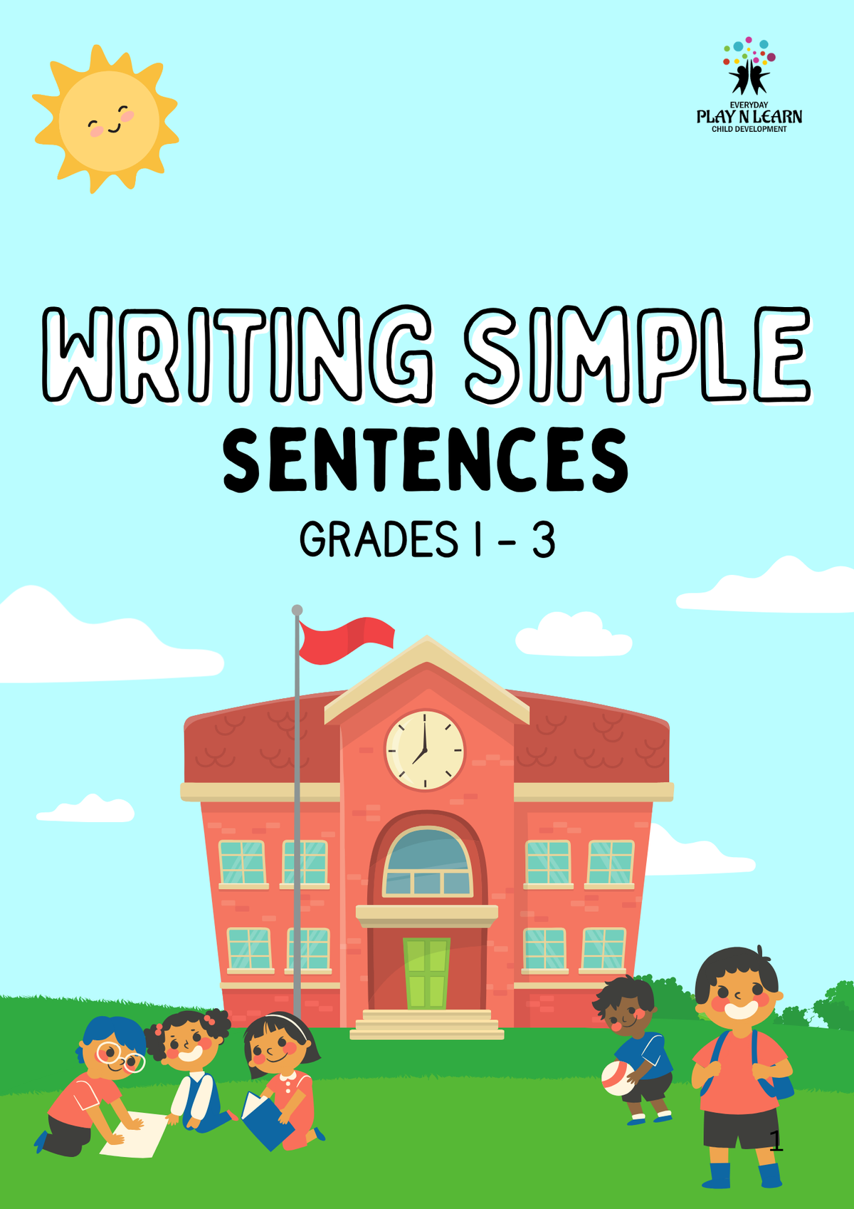 Writing Simple Sentences Activity Pack (Grades 1-3) | Primary Punctuation & Capitalization Worksheets
