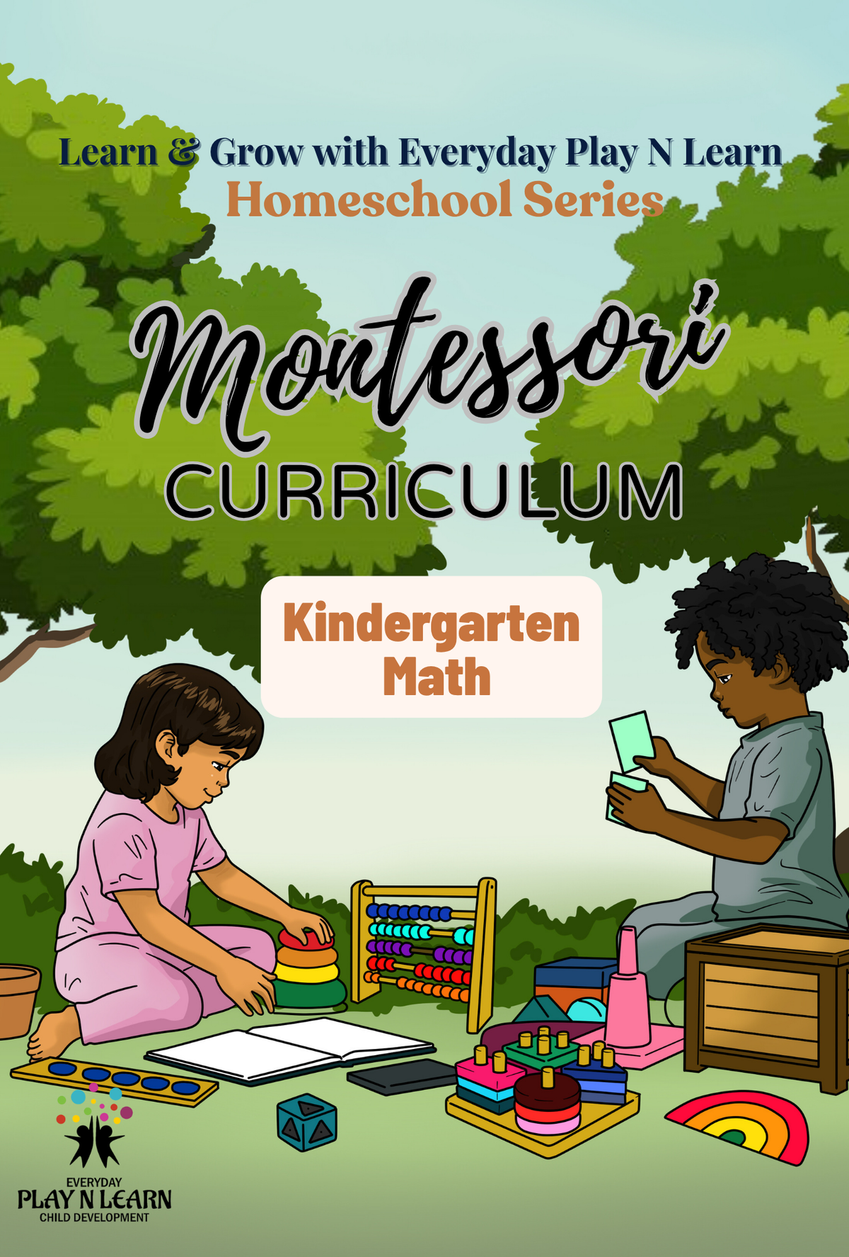 Montessori Kindergarten Math Curriculum & Assessment Pack | Homeschool Teacher Guide