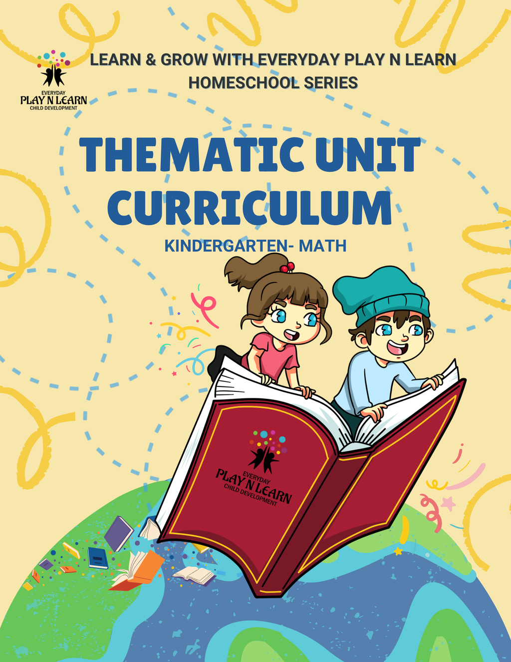 Thematic Unit Kindergarten Math Curriculum & Assessment Guide | Homeschool Teacher Manual