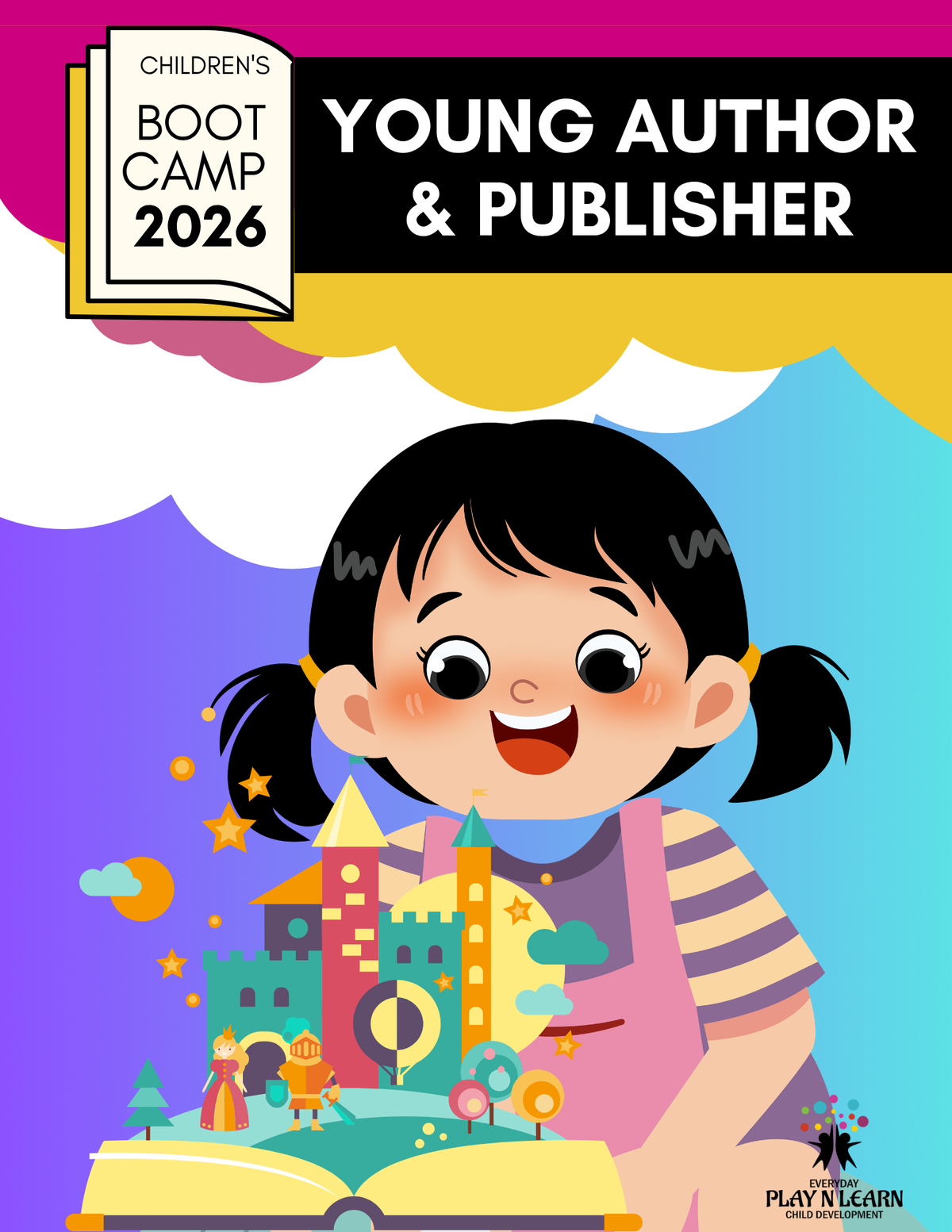 3-Day Virtual Publishing Bootcamp: Young Author & Publisher Activity Workbook | Summer Camp Publishing Series