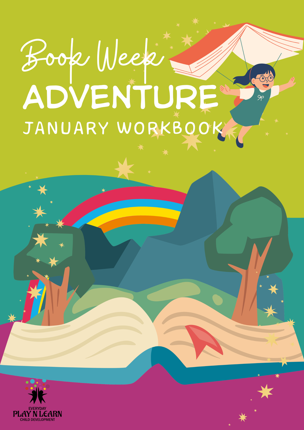 2-Year-Old Classroom: Book Week Adventure January Workbook  | Everyday Play N Learn Curriculum Series