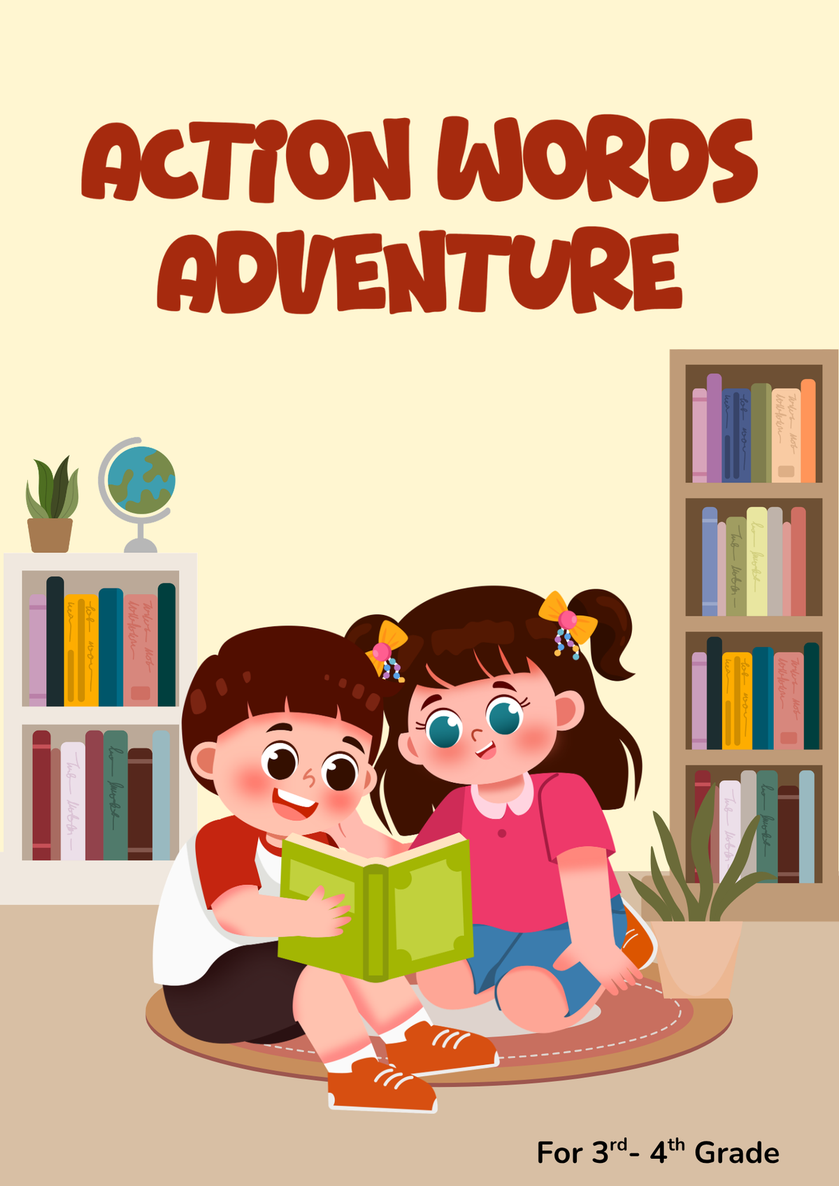 Action Words Adventure Activity Pack (Grades 3-4) | Elementary Verbs & Tenses Worksheets