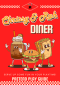 Chrissy & Rah Diner: Pretend Play Guide & Activity Workbook | Pretend Play Series