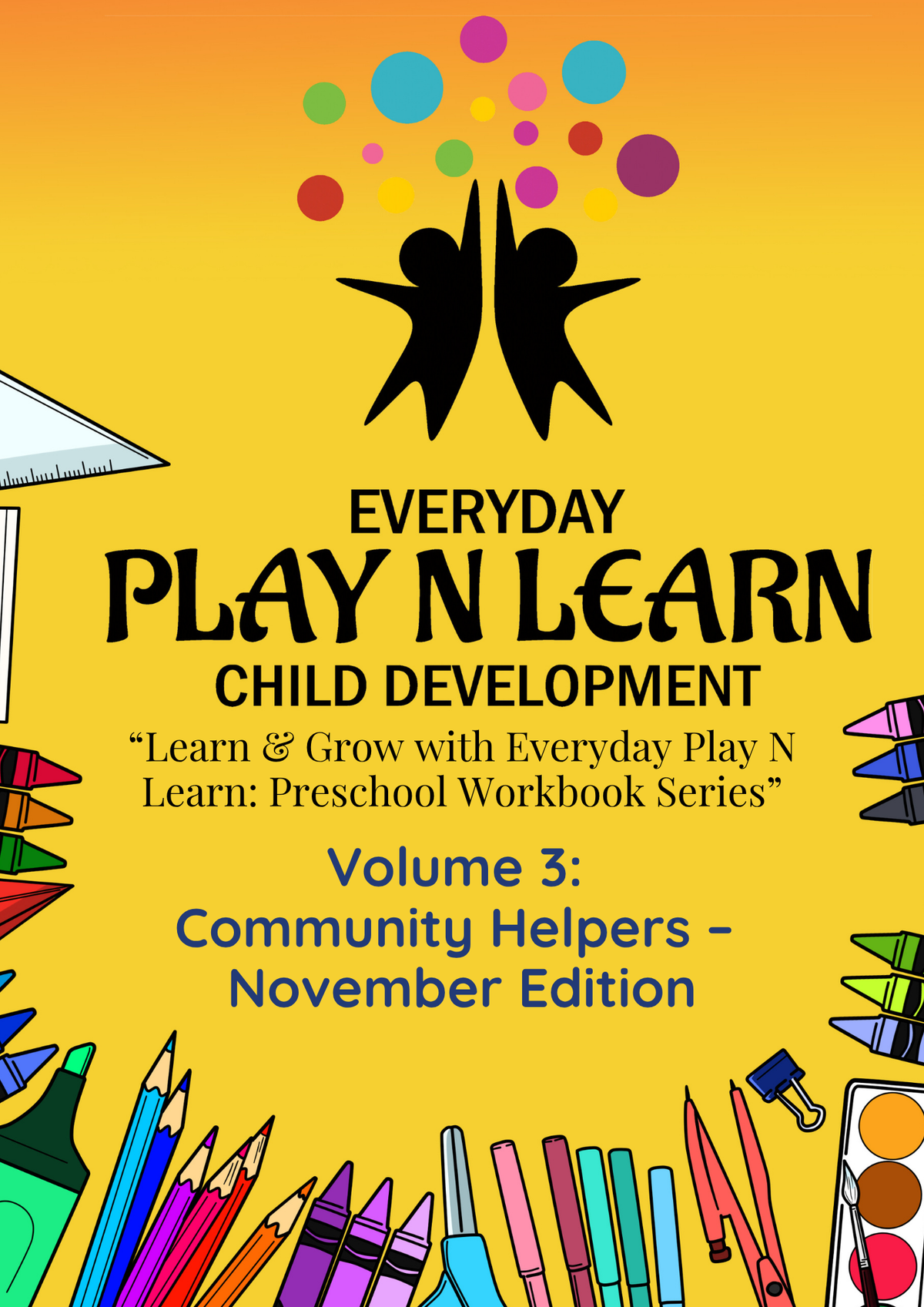 Preschool Workbook Month 3: Community Helpers (Pre-K3 & Pre-K4) | November Comprehensive Curriculum